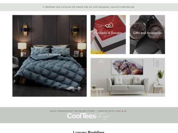 Cool Tees and Things Website