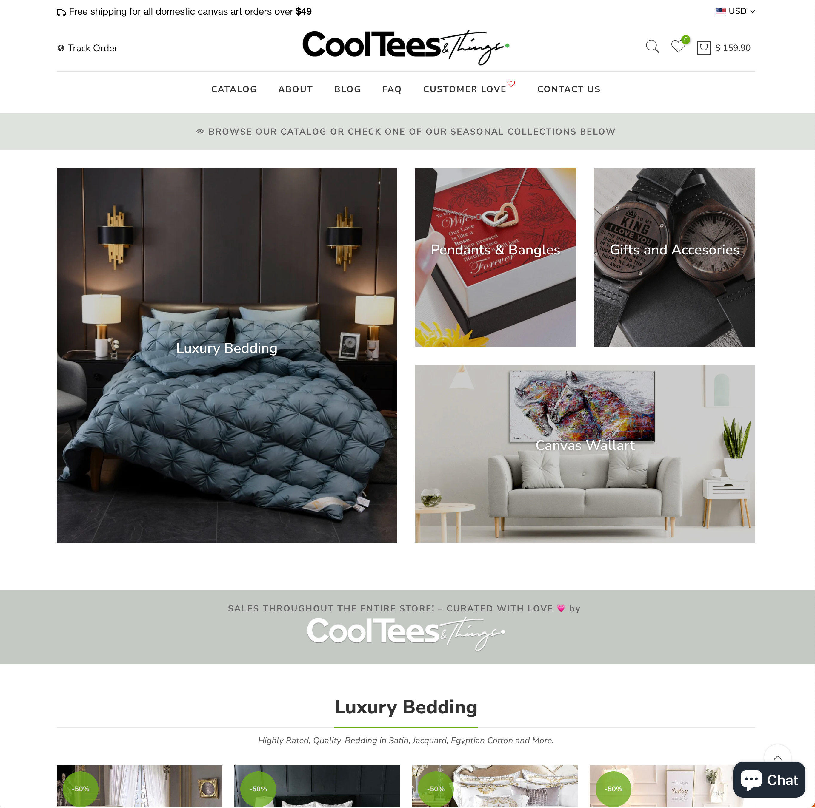 Cool Tees and Things Website