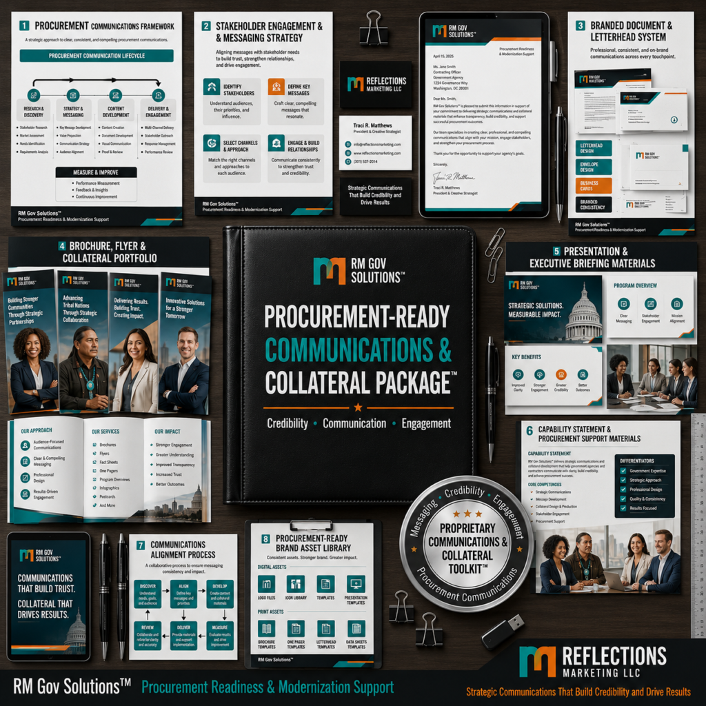 Procurement-Ready Communications & Collateral Package - Reflections ...